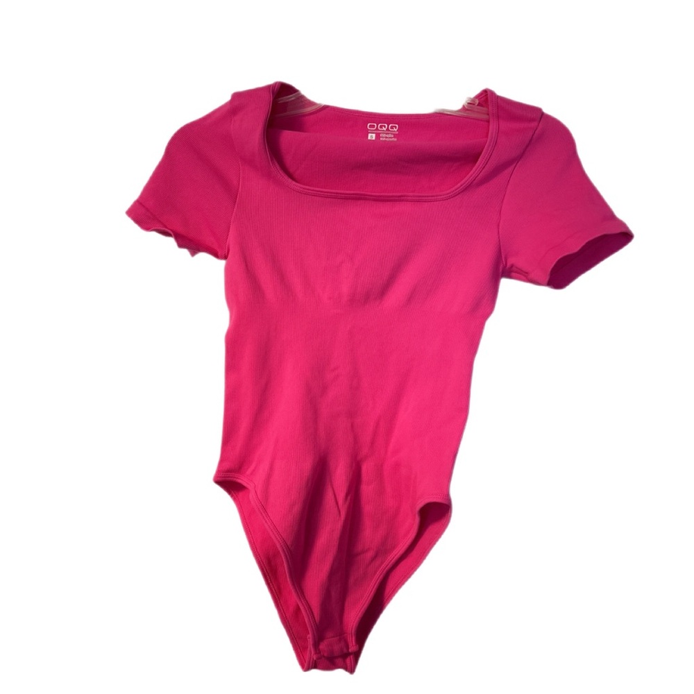 Pink Short Sleeve Bodysuit Small EUC